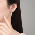 Pearl stud earrings, versatile earrings for women